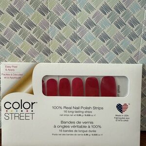 Color Street Bold Red Nail Strips